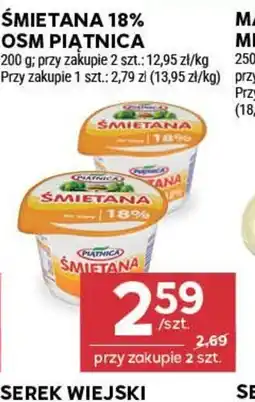 Stokrotka Market Smietana 18% OSM Piątnica oferta