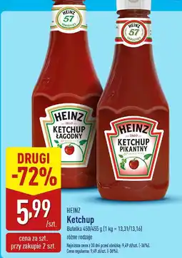 ALDI Ketchup Heinz łagodny oferta