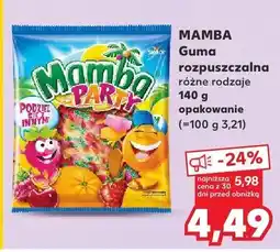 Kaufland Guma rozpuszczalna, różne rodzaje Mamba oferta