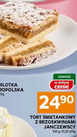 Stokrotka Market Tort śmietankowy z brzoskwiniami Janczewscy oferta