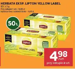 Stokrotka Market Herbata ekspresowa Lipton Yellow Label oferta