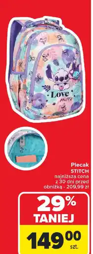 Carrefour Plecak Stitch oferta