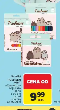 Carrefour Kredki Pusheen Mint oferta