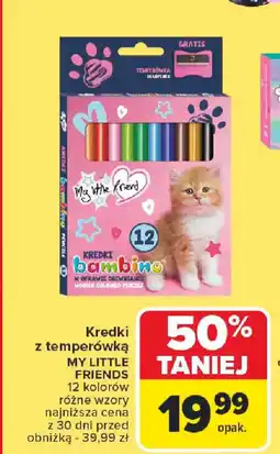 Carrefour Kredki z temperówką My Little Friends oferta