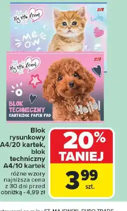 Carrefour Blok rysunkowy/techniczny oferta