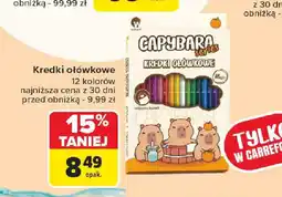 Carrefour Kredki ołówkowe Capybara oferta