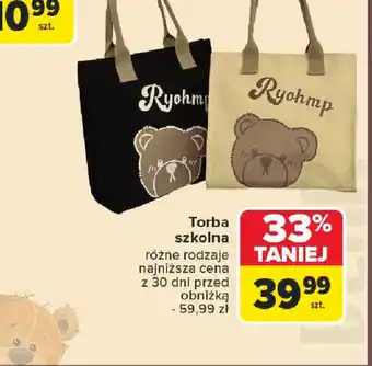 Carrefour Torba szkolna oferta