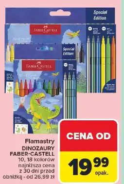 Carrefour Flamastry Dinozaury Faber-Castell oferta