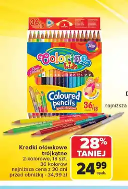 Carrefour Kredki ołówkowe trójkątne oferta