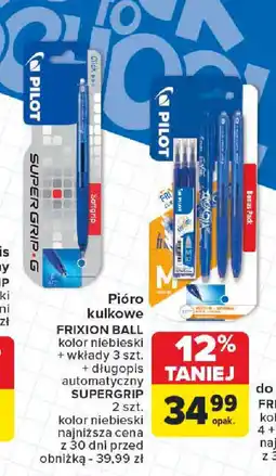 Carrefour Pióro kulkowe Pilot oferta