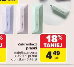 Carrefour Zakreślacz płaski oferta