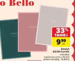 Carrefour Zeszyt A5/80 kartek oferta
