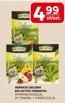 Top Market Herbata zielona big-active herbapol oferta