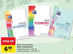 Carrefour Blok techniczny, blok rysunkowy oferta
