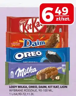 Top Market Lody milka, oreo, daim, kit kat, lion oferta