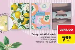 Carrefour Zeszyt A4/60 kartek oferta
