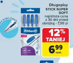 Carrefour Długopisy Pelikan Stick Super Soft oferta