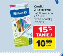 Carrefour Kredki 2-kolorowe Pelikan oferta