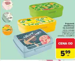 Carrefour Pojemnik plastikowy na żywność oferta