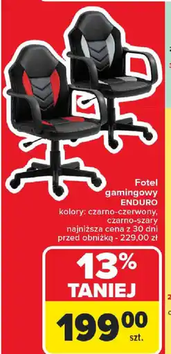 Carrefour Fotel gamingowy ENDURO oferta