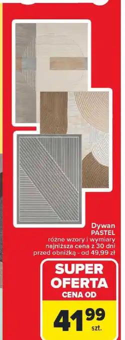 Carrefour Dywan Pastel oferta
