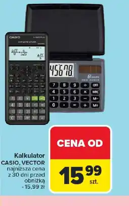 Carrefour Kalkulator Casio, Vector oferta