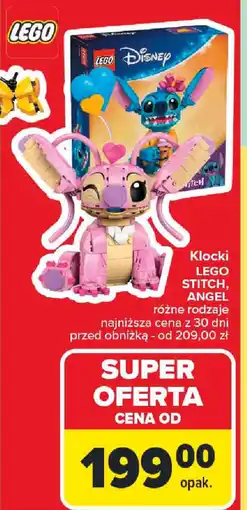 Carrefour Klocki LEGO Stitch, Angel oferta