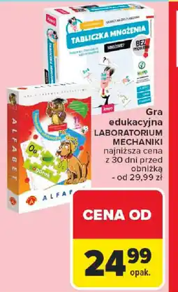 Carrefour Gra edukacyjna Laboratorium Mechaniki oferta