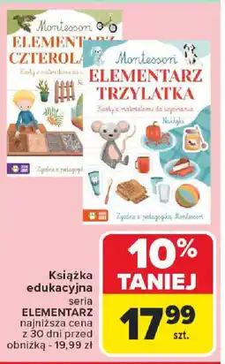 Carrefour Książka edukacyjna seria Elementarz oferta