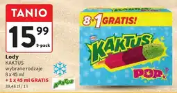 Intermarche Lody Kaktus wybrane rodzaje oferta