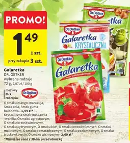 Intermarche Galaretka wybrane rodzaje Dr.Oetker oferta