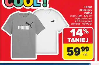 Carrefour T-shirt dziecięcy Puma oferta