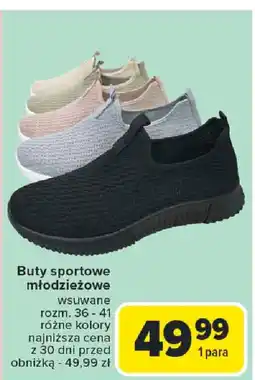 Carrefour Buty sportowe młodzieżowe oferta