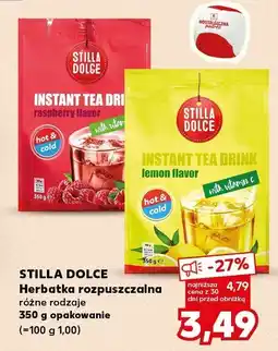 Kaufland Herbata rozpuszczalna Stilla Dolce różne rodzaje oferta