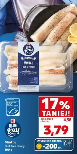 Kaufland Mintaj filet bez skóry Blue Bay oferta