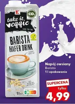 Kaufland Napój owsiany Barista Take it Veggie oferta