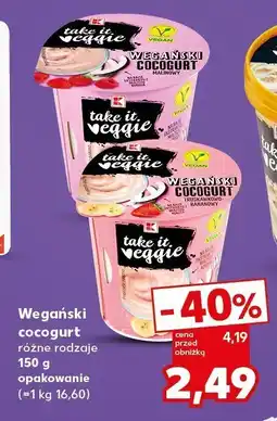 Kaufland Jogurt wegański Take it Veggie oferta