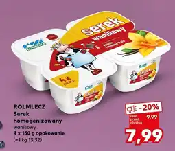 Kaufland Serek Rolmlecz homogenizowany waniliowy oferta