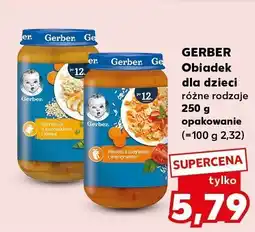 Kaufland Obiadek Gerber różne rodzaje 250g oferta