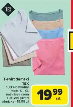 Carrefour T-shirt damski TEX oferta