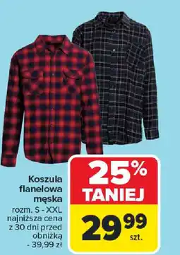 Carrefour Koszula flanelowa męska oferta