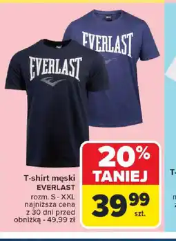 Carrefour T-shirt męski Everlast oferta
