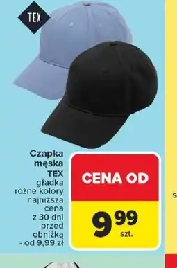 Carrefour Czapka męska TEX oferta
