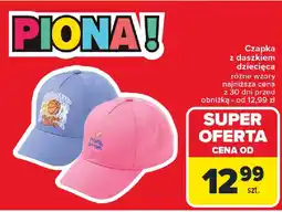 Carrefour Czapka z daszkiem dziecięca oferta