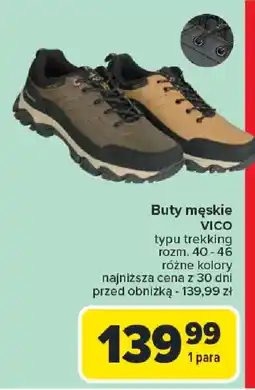 Carrefour Buty męskie VICO oferta