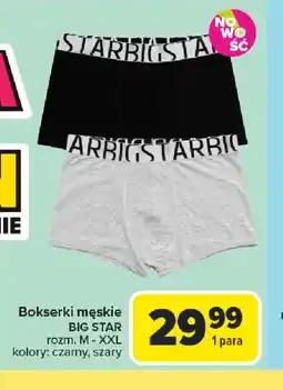 Carrefour Bokserki męskie Big Star oferta