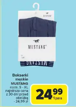 Carrefour Bokserki męskie Mustang oferta
