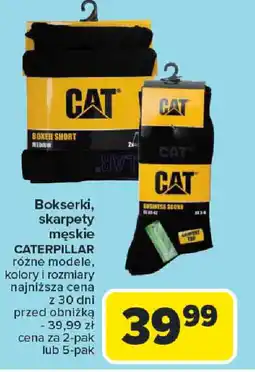 Carrefour Bokserki, skarpety męskie Caterpillar oferta
