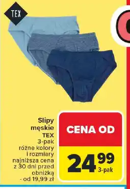 Carrefour Slipy męskie TEX oferta