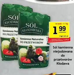 Gram Market Sól kamienna niejodowana do przetworów Kłodawa oferta
